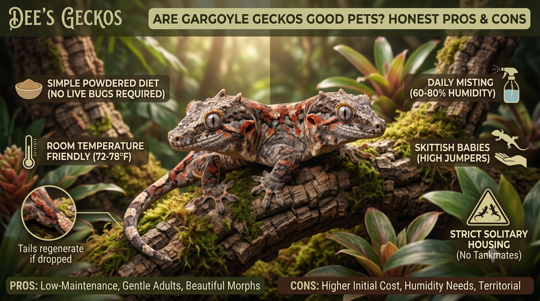 Are Gargoyle Geckos Good Pets? Honest Pros and Cons