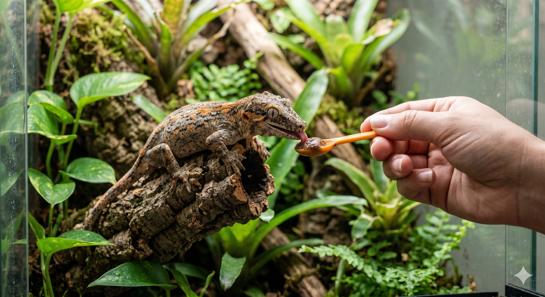 How to Hand-Feed a Gargoyle Gecko