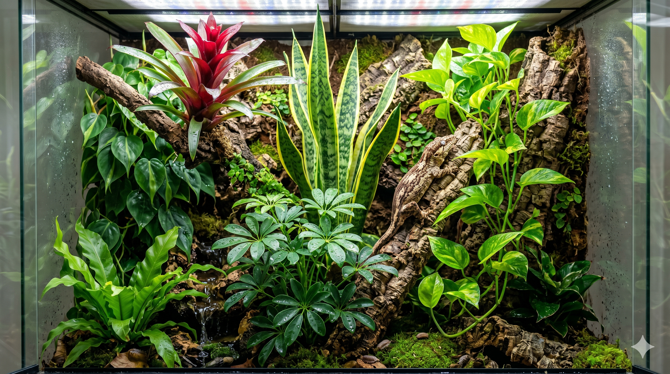 The Best Plants for a Gargoyle Gecko Vivarium: Aesthetics Meets Durability
