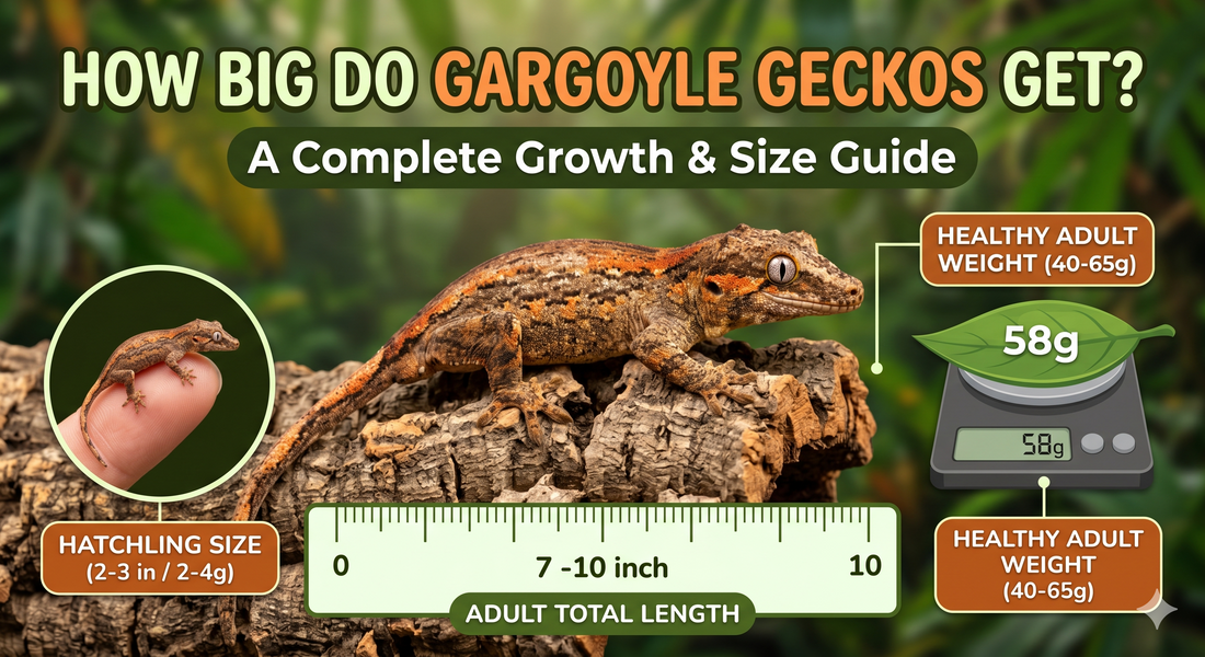 How Big Do Gargoyle Geckos Get?