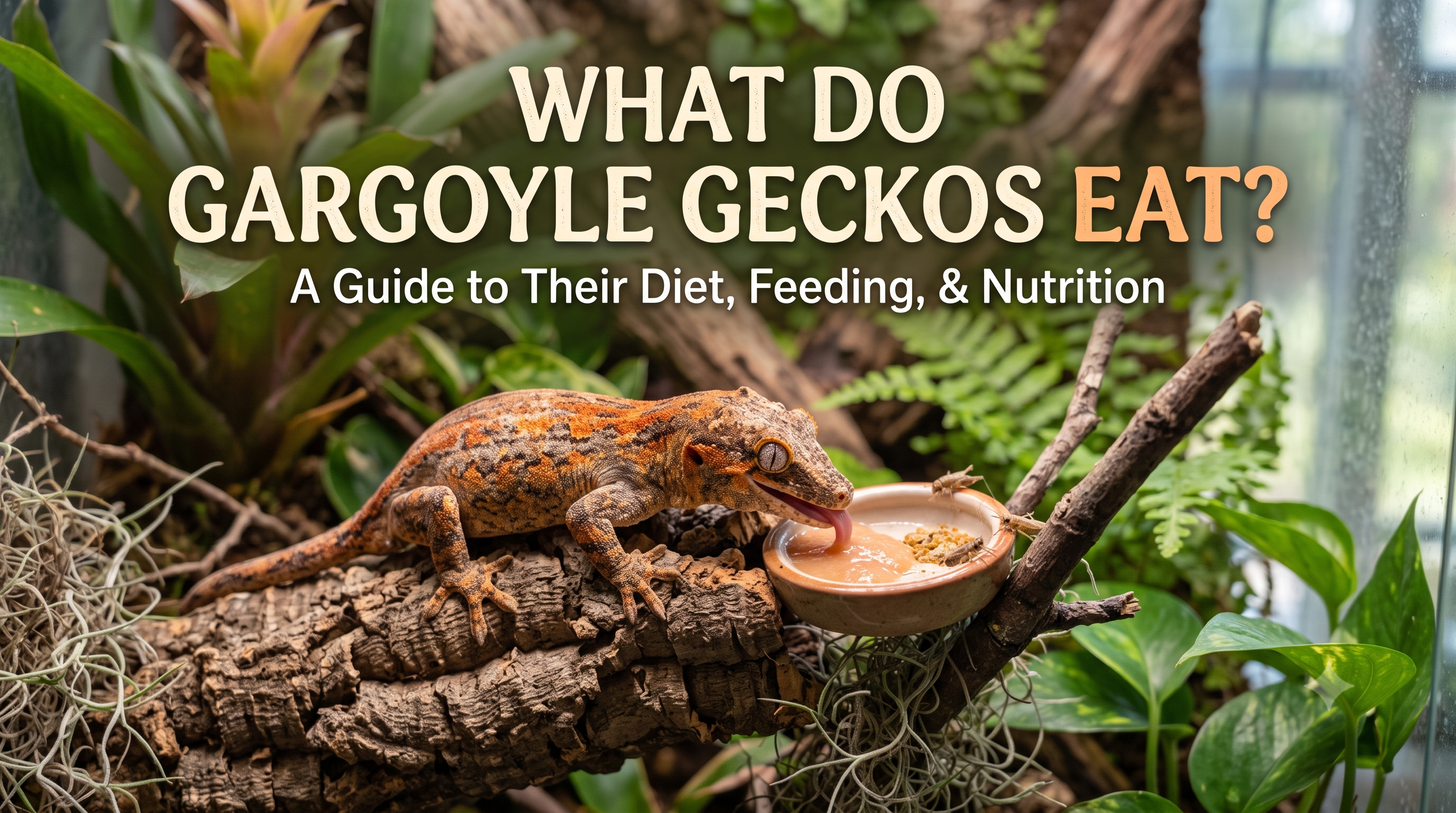 What Do Gargoyle Geckos Eat?