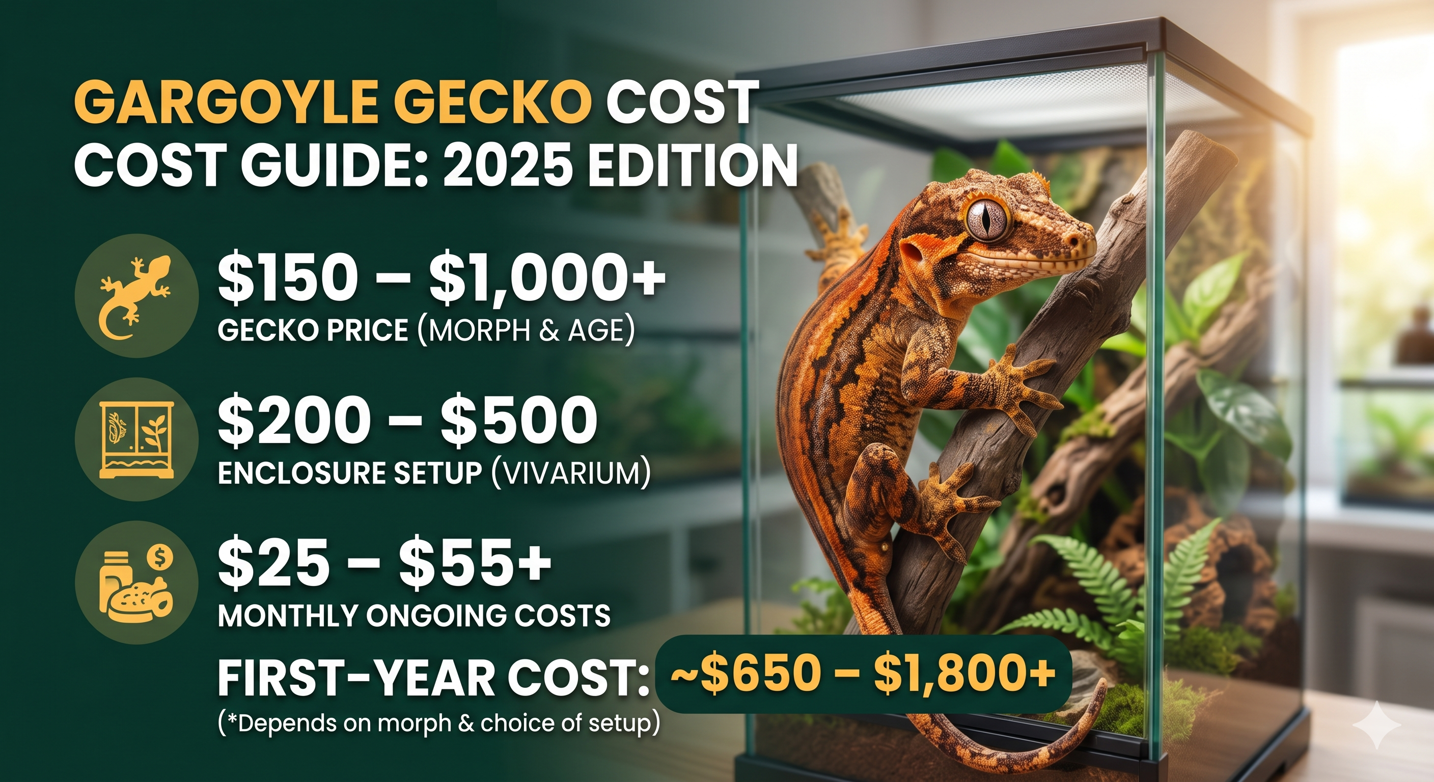 How Much Does a Gargoyle Gecko Cost in 2025?