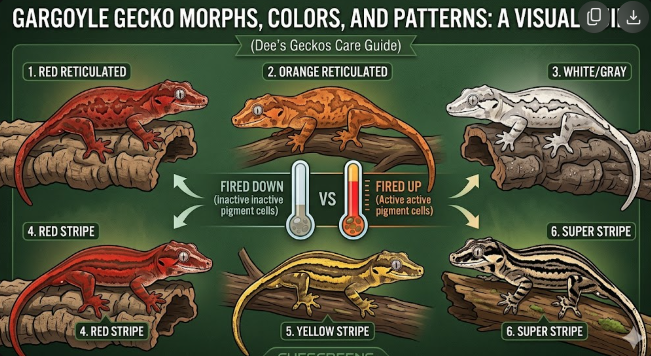 What Do Gargoyle Geckos Look Like? Colors, Patterns & Morphs Explained